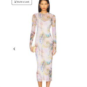 AFRM Ashland Dress in Pearly Shell | REVOLVE